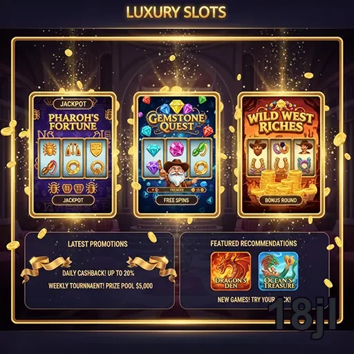 18jl luxury slots promotions